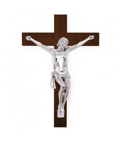 Cruz con Cristo plateado I-PU8418/2 Artículos Religiosos