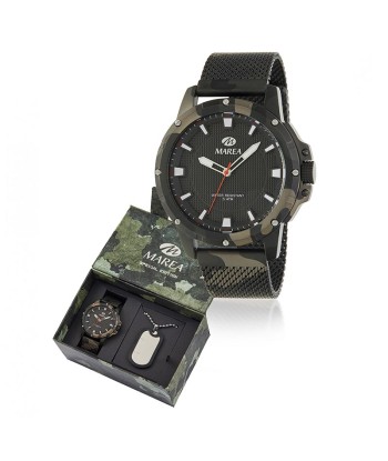 Reloj Marea B54185-1 camuflaje, chapa regalo Relojes Caballero