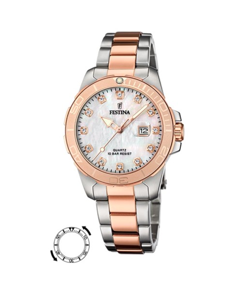 Reloj Festina 20505-1 bicolor rosado Relojes Señora, RELOJES