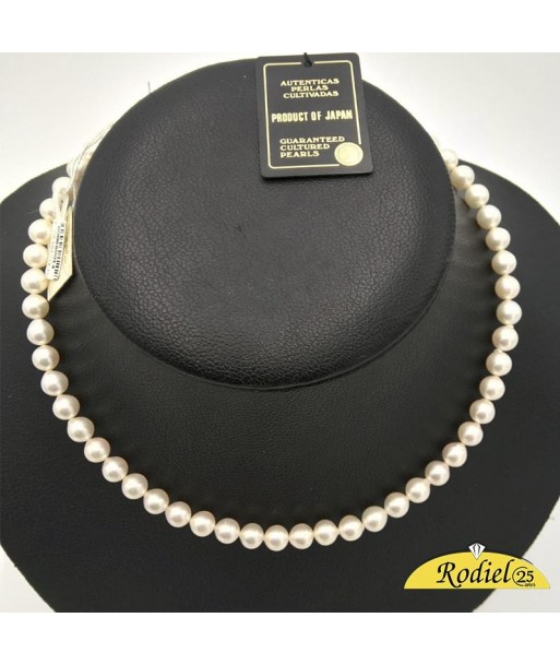 Collar Perlas Cultivadas Japonesas en agua salada 00660014 (7 a