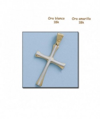 Cruz oro 18 quilates (18K- 750mm) C220 bicolor Cruces, Medallas