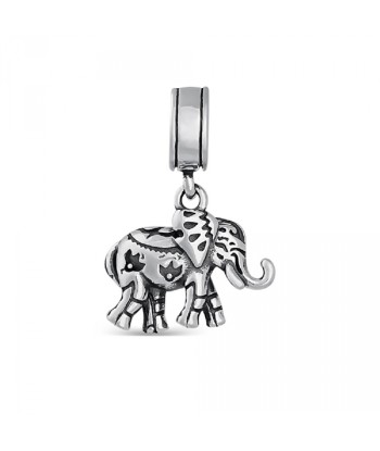 ABALORIO A TU LADO 9110193 Elefante mandala Charms de plata