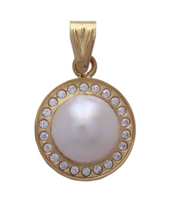Colgante perla - oro 18...