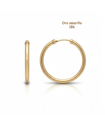 Pendientes Aro de oro 18...