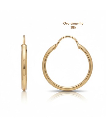 Pendientes Aro de oro 18...