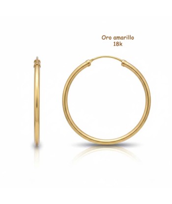 Pendientes Aro de oro 18...