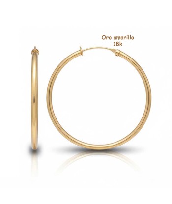 Pendientes Aro de oro 18...