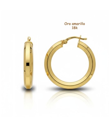 Pendientes Aro de oro 18...