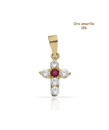 Cruz oro 18 quilates (18K-...