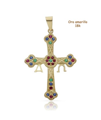 Cruz oro 18 quilates (18K-...