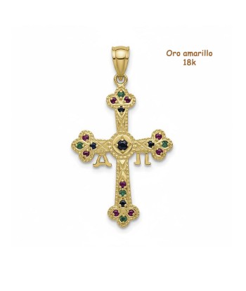 Cruz oro 18 quilates (18K-...