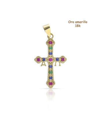 Cruz oro 18 quilates (18K-...