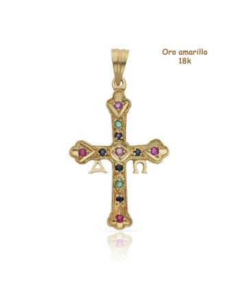 Cruz oro 18 quilates (18K-...