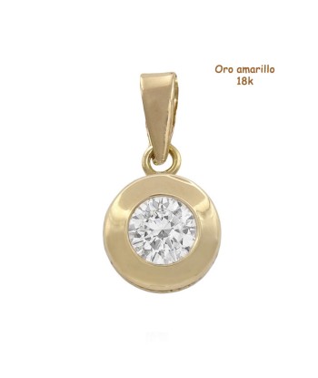 Colgante chatón oro 18...