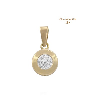 Colgante chatón oro 18...