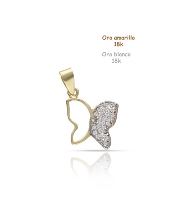 Colgante mariposa en oro 18...