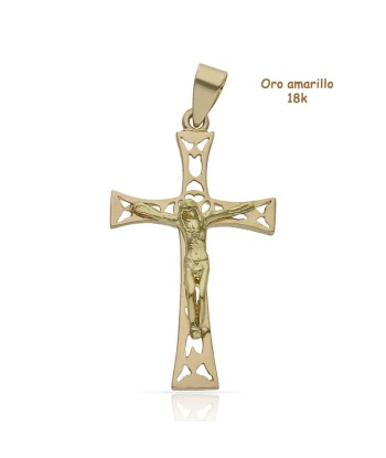 Cruz oro 18 quilates (18K-...