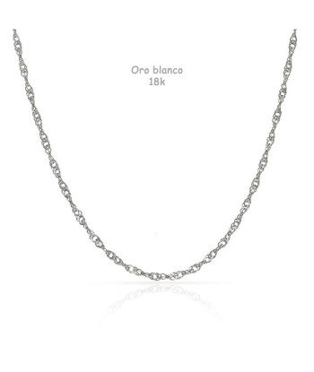 Cadena oro blanco 18...