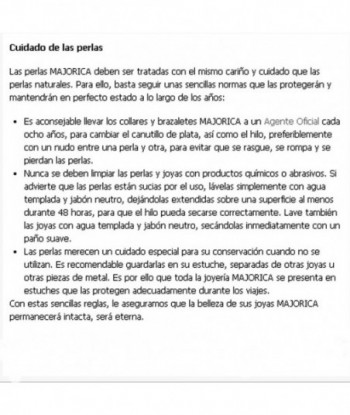 Pulsera perlas Majorica 9864.01.