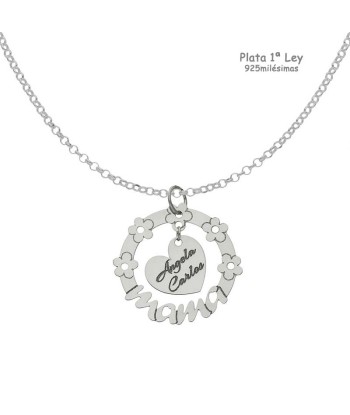 Gargantilla medalla grabada...