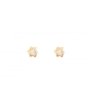 Pendientes ELES 61A-1011/4 (5mm) Pendientes niña & bebe de oro