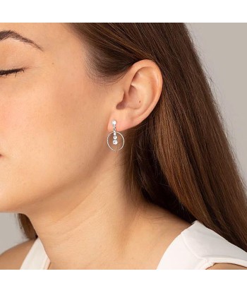 Pendientes Victoria Cruz A3570-07HT Celeste Pendientes de