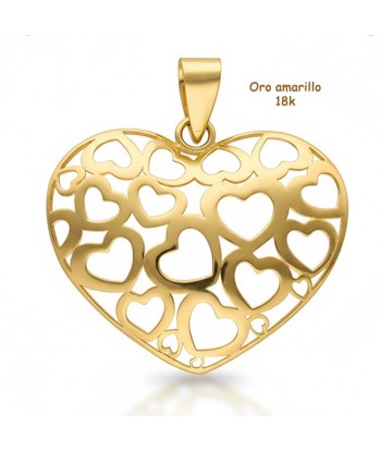 Colgante corazón en oro 18...