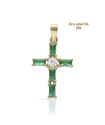 Cruz oro 18 quilates (18K-...