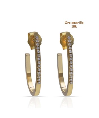 Pendientes Aro de oro 18...