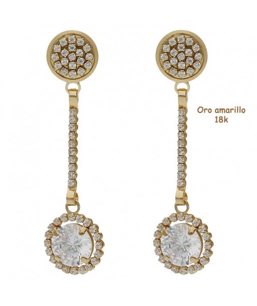 Pendientes oro 18 quilates (18K- 750mm) P1468 Pendientes de