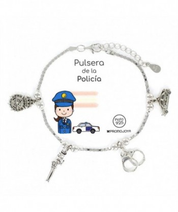 Pulsera Plata 1ª Ley 9105691 profesión Policia Joyas