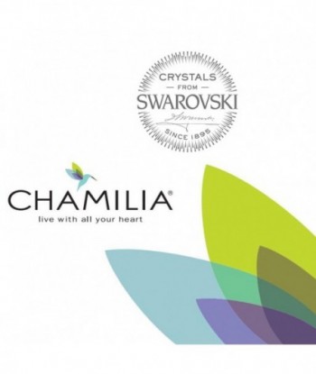 Charm Chamilia 2025-1072 Zapatito rosa Charms de plata, PLATA &